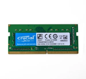 Crucial 8GB 1RX8 DDR4-2133 PC4-2133P 1.2V CL15 SO-DIMM Laptop Memory RAM" - Picture 1 of 3