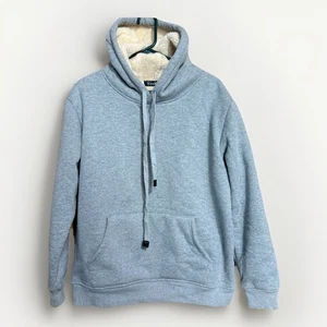 Yeokou Women’s Sherpa Fleece Lined Hoodie Sweatshirt – Gray (Size L) - Picture 1 of 8