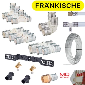 Fränkische Alpex Rohr Kupplung T-Stück Übergang Verschraubung Winkel NEUES MODEL - Bild 1 von 292