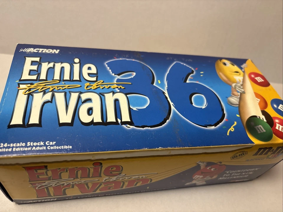 Action 1:24 Ernie Irvan #36 M&M’s 1999 Pontiac Diecast Limited 1/2508 - Image 1 of 4