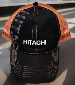 ADJUSTABLE HITACHI HAT~MESH AT BACK~LIGHTWEIGHT - Picture 1 of 5