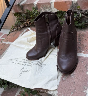 Joie Dalton Luggage Brown Leather Bootie, size 36 - Image 1 of 4