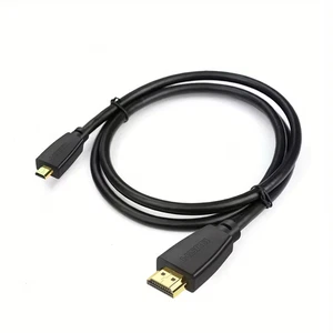 Cable Micro HDMI de 1 m con Ethernet HDMI A a conector Micro Tipo D FullHD 3D 4K - Imagen 1 de 8