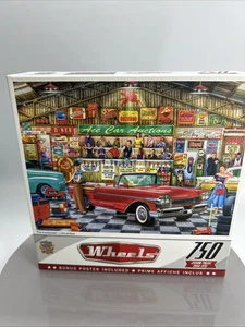 MasterPieces Wheels The Auctioneer 750 Pc Puzzle 100% Complete - Picture 1 of 3