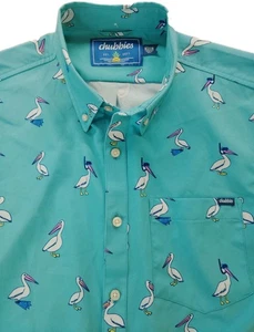 Chubbies Shirt Mens M Pelicans All Over Print Button Down Preppy Birds - Picture 1 of 8