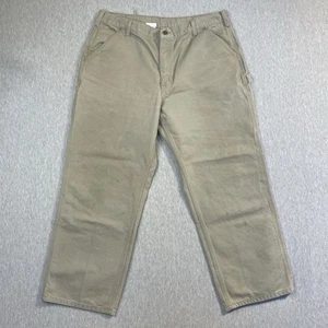 Carhartt Utility Work Pant Men’s 38 x 30 Desert Tan Dungaree Fit Washed Duck - Foto 1 di 13