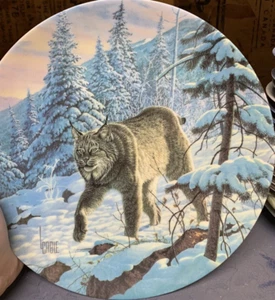 1989 Knowles Collector Plate The Lynx by Lee Cable Great Cats Of The Americas - Picture 1 of 6