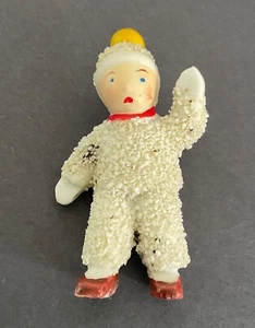 Antikes deutsches Schneebaby Schneebabys Junge winkt 2,75 Zoll - Bild 1 von 5