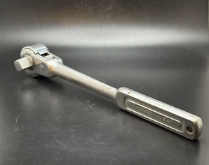 Vintage INDESTRO USA Super No 3239 1/2" Drive Socket Open Gear Ratchet 10" - Foto 1 di 11