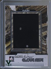 2009 ITG Between the Pipes Black Vault Emerald 1/1 Marc-Andre Fleury #GS-16 0c3