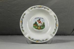 Porzellan Aschenbecher mit Motiv - Postillion - Ullersricht Weiden Bavaria /S336 - Bild 1 von 12