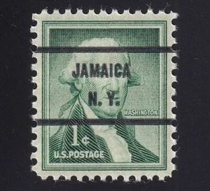 1031b Washington 1c Bur Precancel “Jamaica N.Y.” PSS-71, Dry Printing MNH OG - Picture 1 of 1