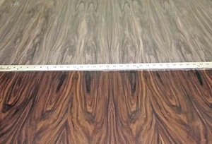 Chapa de madera sudamericana de palo de rosa 24"" x 96"" con soporte de papel 1/40"" de espesor - Imagen 1 de 10