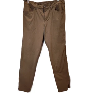 Lululemon Tan ABC Standard Men's Chino Commuter Pants Size 36 - Picture 1 of 6