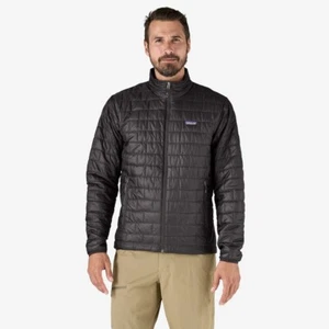 Patagonia Nano Puff Jacket Mens XL Black Full Zip Primaloft Puffer Quilted Gorp - Picture 1 of 12