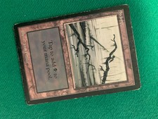 Swamp Basic lands BETA Magic The gathering card (well played)
