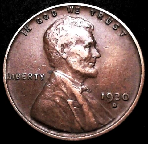 1930-D/D Lincoln Wheat Cent BN RPM Cover