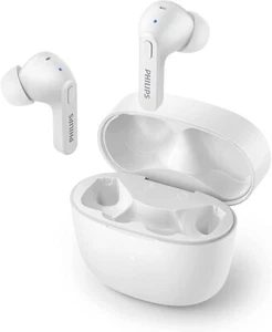 Philips T2206 True Wireless Headphones In Ear Arctic White Charging Case - Picture 1 of 6