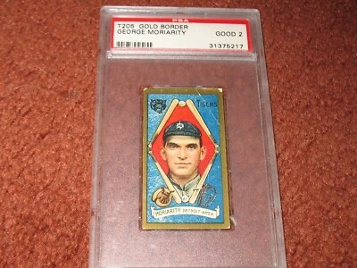 1911 T205 George Moriarity PSA Good 2 ~Detroit Tigers ~Sovereign Back - Image 1 of 4