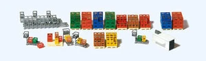 Kit de cajas y palets para bebidas Preiser 17124 calibre HO/OO - Imagen 1 de 2