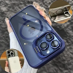 Pour iPhone 16 Pro Max 15 14 13 12 11 Coque Antichoc Mag Safe Caméra Lentille Cover - Photo 1 sur 14