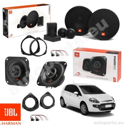 Kit 6 Casse Altoparlanti JBL Anteriori e Posteriori per Fiat Punto EVO dal 2008 - Image 1 of 4