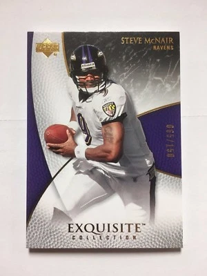 2007 Exquisite Collection Football Card #5 Steve McNair 065/150 Nm+ or Better - Image 1 of 2