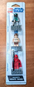 LEGO 852552 Star Wars Magnet Set - Royal Guard, Leia, Boba Fett (2009) NEW RARE - Picture 1 of 2