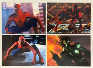 PROMO CARD SET: SPIDER-MAN MOVIE 2002 Columbia Pictures K-MART EXCLUSIVE (4) - Picture 1 of 3