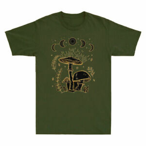 T-shirt homme inspiré des champignons Goblincore Aesthetic Dark Academia Cottagecore