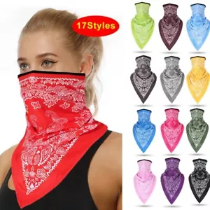 Neck Gaiter Balaclava Scarf Mask Quick-Dry Breathable Half Masks for Women Men - Picture 1 of 36
