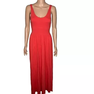 Guess by Marciano Maxi Dress Womens Small Orange Stretch - Picture 1 of 13