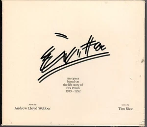 Evita An Opera Based On the Life Story of Eva Peron 1919-1952 2CD Free Shipping - Picture 1 of 3