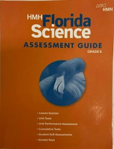 6th Grade 6 HMH Florida Science Assessment Guide w/ Answers Teacher Tests Quiz - Imagen 1 de 1