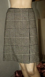 Modischer Winterrock * Schurwolle * ROCK * Minirock * Wollrock schwarz weiß 40 - Bild 1 von 5