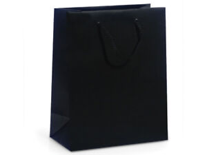 CUB SIZE Deluxe LAMINATED Matte Party Gift Bags 8"x4"x10" Choose Color & Amount