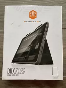 NIB STM Goods Dux Plus Carrying Case 11" Apple iPad Pro 2nd Gen Tablet Black - Picture 1 of 2