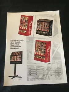 Steiner's Sports Card Center Game Flyer, NOS - Picture 1 of 2