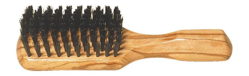 BÜRSTENHAUS REDECKER Redecker 721208 Herrenhaarbürste, Kopfkardätsche, Olivenholz & Wildschweinborste