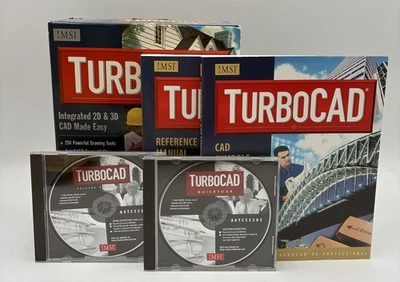 TurboCAD CAM V5 For WINDOWS PC 95 4.0 Building Design Software 2D 3D 1998 IMSI - Image 1 of 4