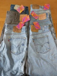 Wholesale Joblot Bundle 6 Pairs Levi Men's Shorts Mixed Sizes Grade C - Picture 1 of 7