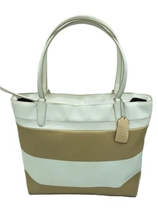 Coach PVC Tote Bag Beige Gebraucht - Bild 1 von 6