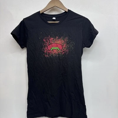 Margaritaville Tequila Confetti  Black Short Sleeve Women’s Large - Image 1 of 4