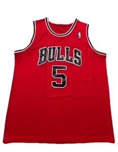 Chicago Bulls John Paxson Stitched Basketball Jersey. Mens XL. Red. NBA. - Picture 1 of 9