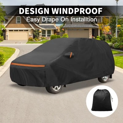 Waterproof PEVA Spunlace Cotton Car Cover for Opel Zafira 2005-2014 with Zipper - Image 1 of 4