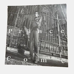 Póster promocional plano doble cara Prince Come 12x12 1994 Warner Bros Rock Funk - Imagen 1 de 4