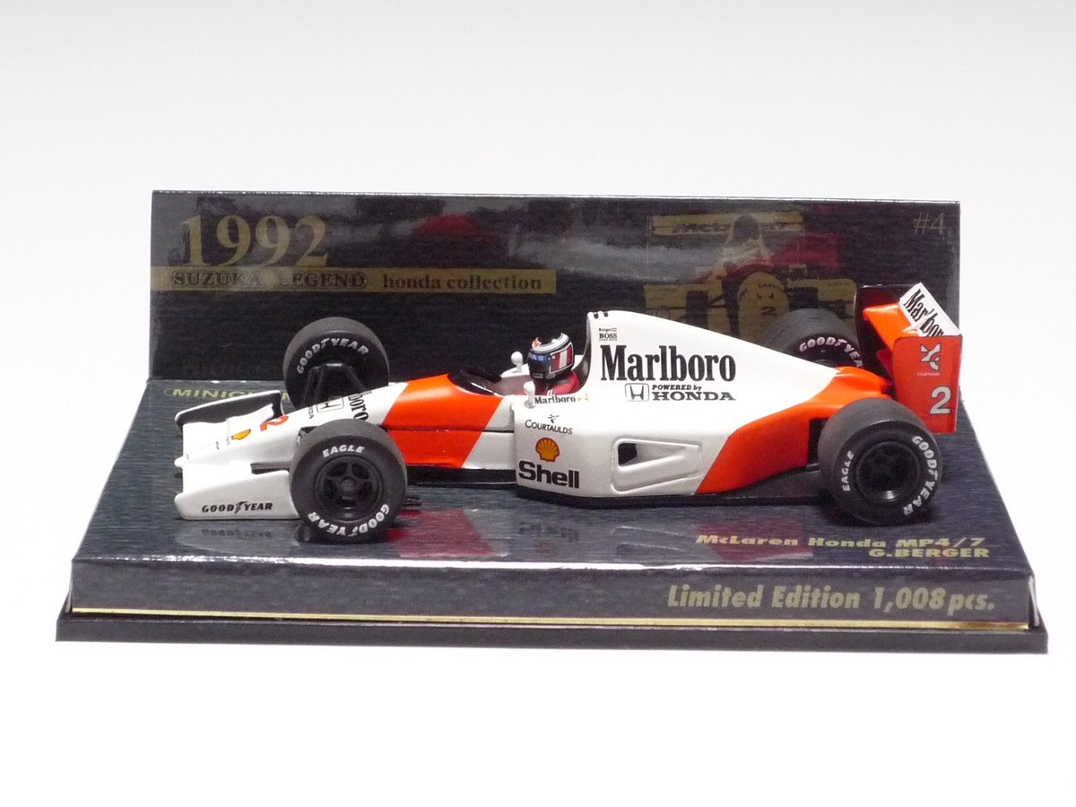 ミニチャンプス McLaren Honda MP4/4 MP4/5 セット ミニチャンプス 547901227 1/12 マクラーレン ホンダ MP4/5B