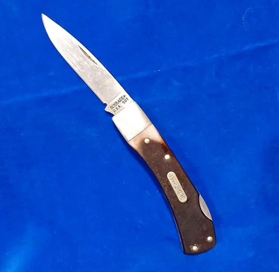 CUCHILLO PLEGABLE SCHRADE OLD TIMER 50T EE. UU. DE UNA SOLA HOJA CON BLOQUEO Foto 1 de 4