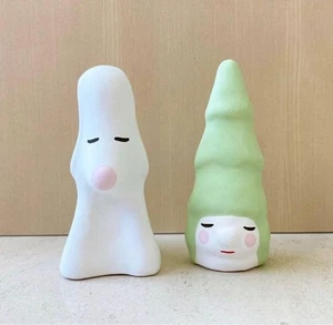 Juego de cerámica tradicional Shitakawara-Yaki Yoshitomo Nara Aomori Dog & Miss Forest - Imagen 1 de 7