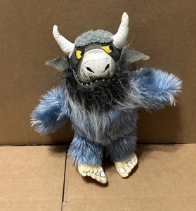 Where the Wild Things are -Maurice Sendak 8" Bernard Plush Monster Blue - Picture 1 of 9